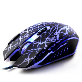 ZELOTES Black C-17 2500 DPI Programmable Gaming Wired Mouse