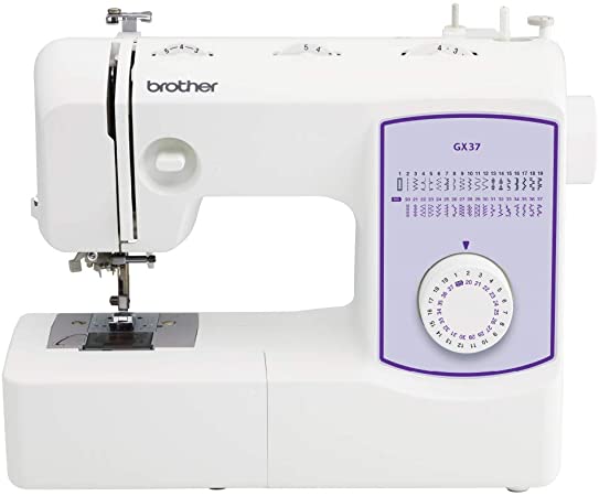 Brother Sewing Machine, GX37, 37 Built-in Stitches, 6 Included Sewing Feet