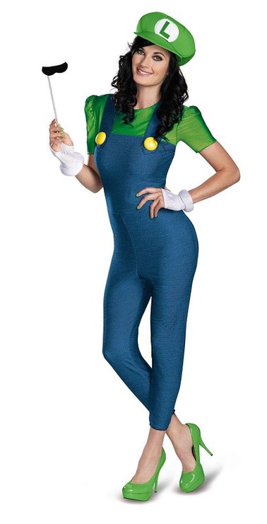 Disguise Women's Nintendo Super Mario Bros.Luigi Female Deluxe Costume