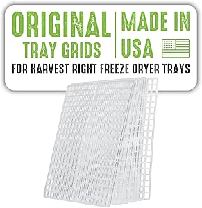 Tray Grids for Harvest Right Freeze Dryer Trays (Set of 8 grids)