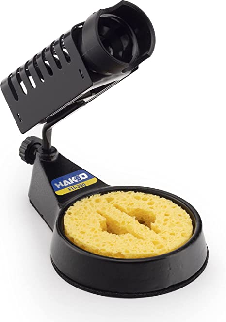 HAKKO Iron Base for Ceramic Heater Soldering Iron with Cleaning Sponge FH 300-81 (Japan Import)