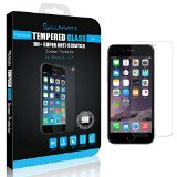 LUVVITT iPhone 66s TEMPERED GLASS Screen Protector for iPhone 66s Fits Both Apple iPhone 6 2014 and New iPhone 6S 2015 - Crystal Clear