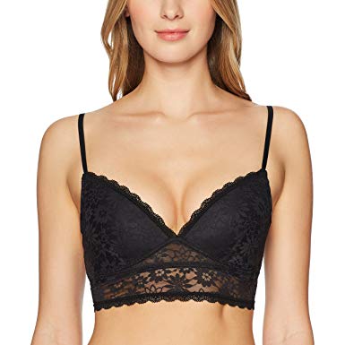 Mae Women's  Lace Wirefree Padded Bralette (for A-C cups)