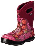 Bogs Womens Classic Mid Winter Blooms Waterproof Boot