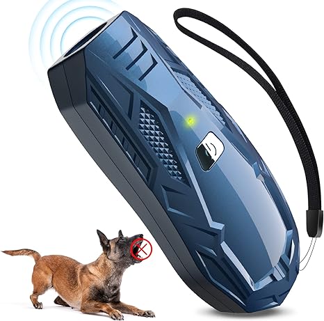 Anti Barking Device, Auto Dog Barking Deterrent Devices Stop Dog Barking Ultrasonic Anti Barking Device Dogs Bark Stopper LED Indicate Indoor Outdoor Bark Control Training For Small Medium Large Dogs