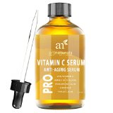 ArtNaturals Enhanced Vitamin C Serum with Hyaluronic Acid 30ml - Top Anti Wrinkle Anti Ageing and Repairs Dark Circles Fades age spots and Sun Damage - 20 Vitamin C Super Strength - Organic ingredients