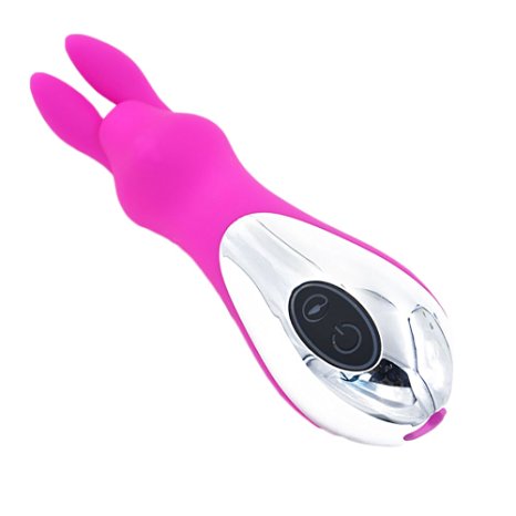 Bigbanana Cute jack rabbit vibrator G-spot stimulation sex toys for women 10 speed vibration silicone sex products Pink(USB charging)