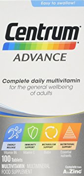 Centrum Advance Multivitamin Tablets, Pack of 100