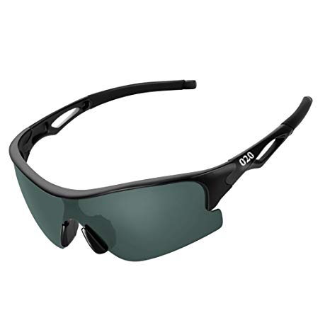 O2O Polarized Sports Sunglasses for Women Men Teens Youth Biking Running Golf Unbreakable Frame