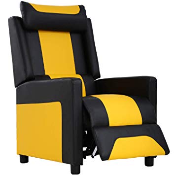 Recliner Chair Gaming Recliner Gaming Chairs for Adults Video Game Chairs Couch Gamer Chair Reclining Home Movie Theater Seating Sofa Single Living Room Furniture Seat Comfortable