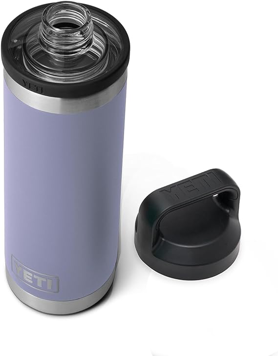 YETI Rambler 18 oz Bottle, Vacuum Insulated, Stainless Steel with Chug Cap