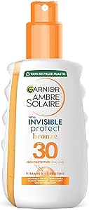 Garnier Ambre Solaire Invisible Protect Bronze, Sun Protection Spray SPF30, 200ml