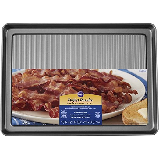 Wilton 2105-1707 Mega Oven Non-Stick Griddle Pan, 15" x 20", Clear