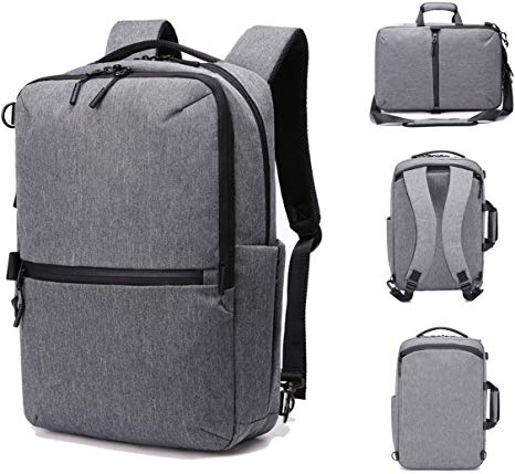 Convertible Laptop Business Backpack Anti Theft Fits 15.6 inches College Bookbag for Men Boy