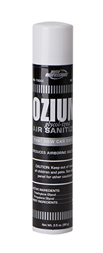 Ozium Glycol-Ized Professional Air Sanitizer / Freshener New Car Scent, 3.5 oz. aerosol (OZM-22)