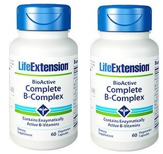 Life Extension Bioactive Complete B-complex, 60 Count X 2