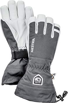 Hestra Ski Gloves: Army Leather Heli Leather Cold Weather Powder Glove