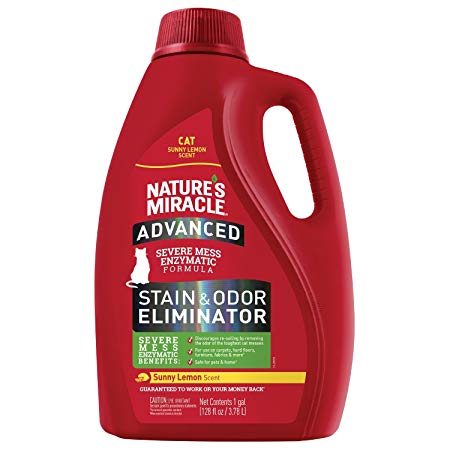 Nature's Miracle Sunny Lemon Advance Cat Stain Odor Eliminator 32 oz