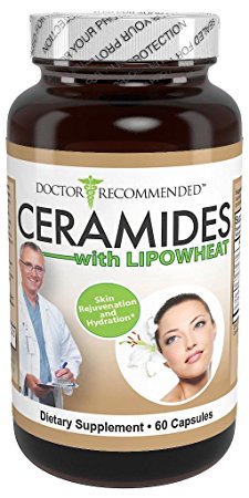 Ceramides with Lipowheat - Doctor Recommended Formula - Phytoceramides - With Vitamins C and E to Provide Your Skin with Hydration and Rejuvenation by Doctor Recommended