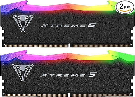 Patriot Viper Xtreme 5 RGB DDR5 32GB (2X16GB) 7800MHz UDIMM KIT - PVXR532G78C38K