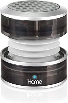 iHome iM60LT Rechargeable Mini Speaker - Gray Translucent