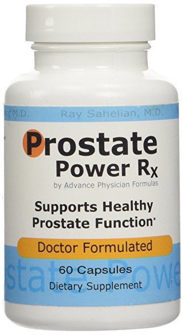 Prostate Power Rx - 60 Caps - Formulated By World Renowned Herbal Expert Dr. Ray Sahelian, M.D. - Prostate Health Supplement and Vitamin for Men and BPH Benign Prostatic Hyperplasia Pill w/ Saw Palmetto Extract, Pygeum, Beta Sitosterol, Stinging Nettle 4:1 Extract, Quercetin, Rosemary 4:1 Extract, Phytosterol Complex, Daidzein, Genistein, and Lycopene