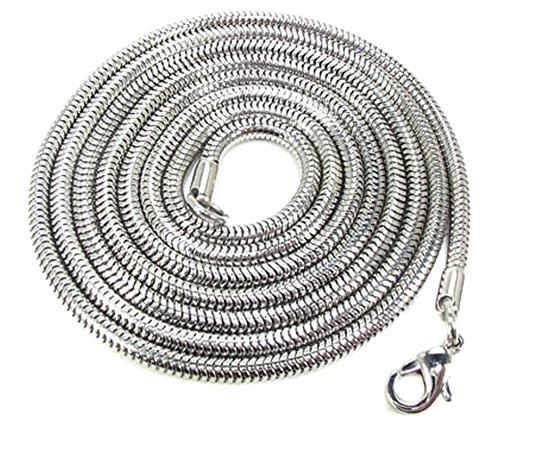 Women 1.5 MM Snake Chain Necklace - Stainless Steel