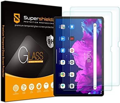(2 Pack) Supershieldz Designed for Lenovo Tab P11 (11 inch) Screen Protector, (Tempered Glass) Anti Scratch, Bubble Free