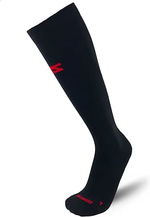 Zensah Infrared Heat Recovery Socks - Compression, Sweat Wicking, Athletic, Relaxation, Thermal Sock for Men & Women