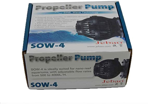 Jebao SOW-4 SOW4 SINE WAVEMAKER Pump Upgraded WP10, TW10, RW4,PP4 (PET-SOW-4)