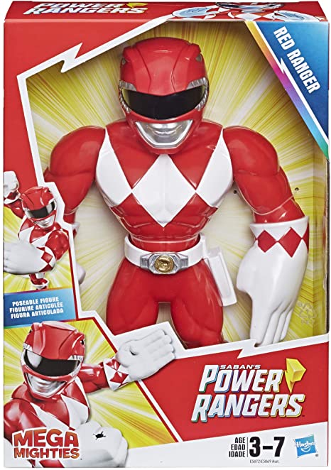 Playskool Heroes Mega Mighties Power Rangers Red Ranger 10-inch Figure