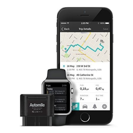 Automile: Wireless (GSM) GPS Tracker, Trip Log and Fleet Management