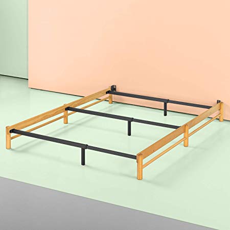 Zinus Newport Adjustable Wood Compack Bed Frame, Twin to Full