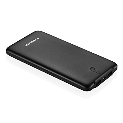 Poweradd 10,000mAh Dual-Port Portable Charger Power Bank with for iPhone, iPad, iPod, Samsung Galaxy series, most other Phones and Tablets-Black(Lightning cable is not included)