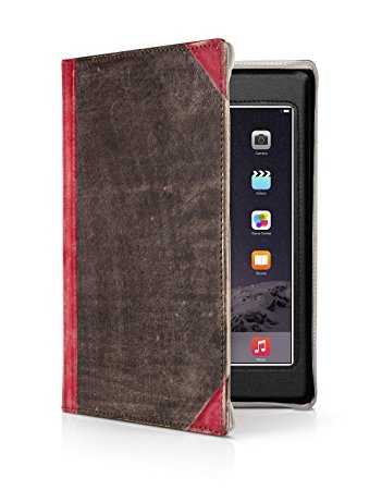 Twelve South BookBook for iPad, red | Vintage leather book case for iPad (2nd, 3rd, and 4th gen.)