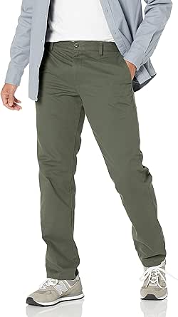 Amazon Essentials Men's Slim-Fit Wrinkle-Resistant Flat-Front Chino Pant