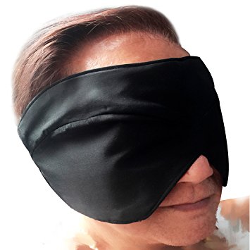 Eye Mask - Authentic Thai Silk sleeping mask, Super Soft and Smooth Mulberry Silk for Deep Sleep