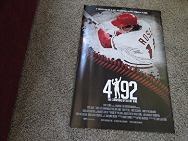 PETE ROSE "29x42" (Unsigned) #4192 Record Hit Baseball Movie Poster/Photo