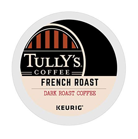 Tully's Coffee French Roast Extra Bold, K-Cup for Keurig Brewers 120 Count