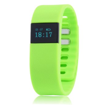 Green Bluetooth Smartband Smart Watch Wristband Wrist Band Wrap with Pedometer for Android IOS