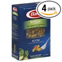 Barilla, Veggie Rotini Pasta, 12oz Box (Pack of 4)