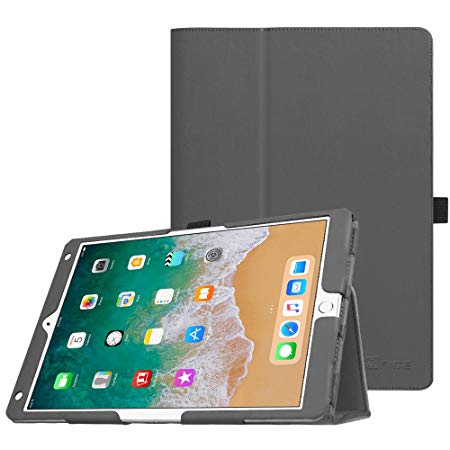 Fintie iPad Pro 10.5 Case - [Corner Protection] Premium PU Leather Smart Folio Cover with Auto Sleep/Wake Feature for Apple iPad Pro 10.5 Inch 2017 Release, Space Grey
