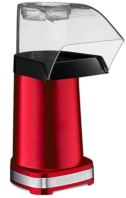 Cuisinart CPM-100MR Hot Air Popcorn Maker, Metallic Red