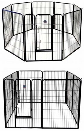 Go Pet Club GH Heavy Duty Pet Play and Exercise Pen with 8 Panels