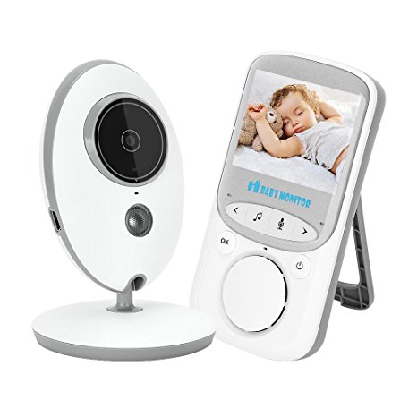 KYG Baby Monitor with Camera Night Vision Temperature Monitoring and 2 Way Talkback System