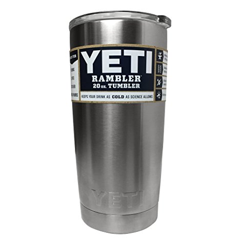 YETI Rambler 20 oz Stainless Steel Vacuum Insulated Tumbler with Lid
