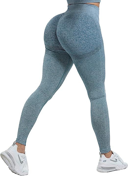 CHRLEISURE Butt Lifting Workout Leggings for Women, Scrunch Butt Gym Seamless Booty Tight