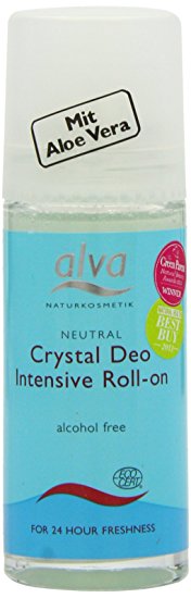 Alva Organic 50ml Crystal Intensive Deodorant Roll On