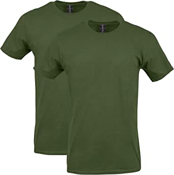 Gildan Men's Softstyle Cotton T-Shirt, Style G64000, 2-Pack