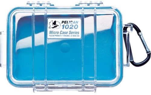 Pelican 1020 Micro Case (Blue/Clear)